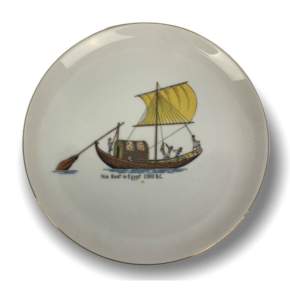 Vintage Eschenbach "Nike Boat in Egypt" Bavaria Germany Baronet China 8"